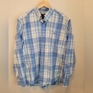 Vineyard Vines Mens Slim Fit Medium Plaid Button Down Shirt